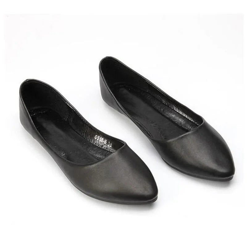 Elegant Women’s Ballerinas – Minimalist Design with Pointed Toe and Non-Slip Sole 5