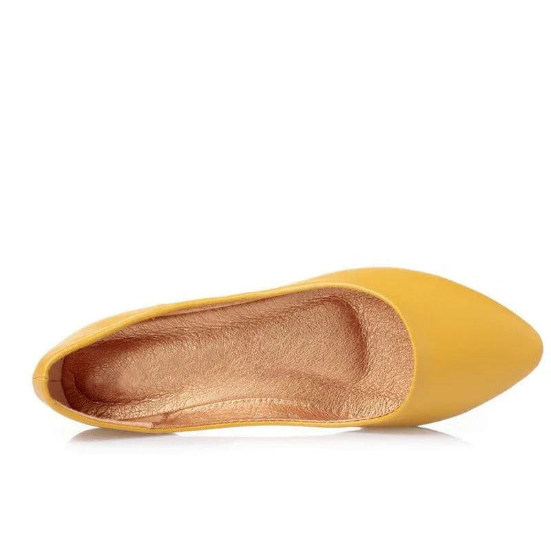 Elegant Women’s Ballerinas – Minimalist Design with Pointed Toe and Non-Slip Sole 6