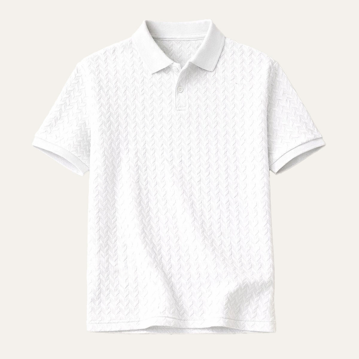 Lightweight Breathable Textured Golf Polos for Men - Relaxed Fit Summer Polo Shirt 4