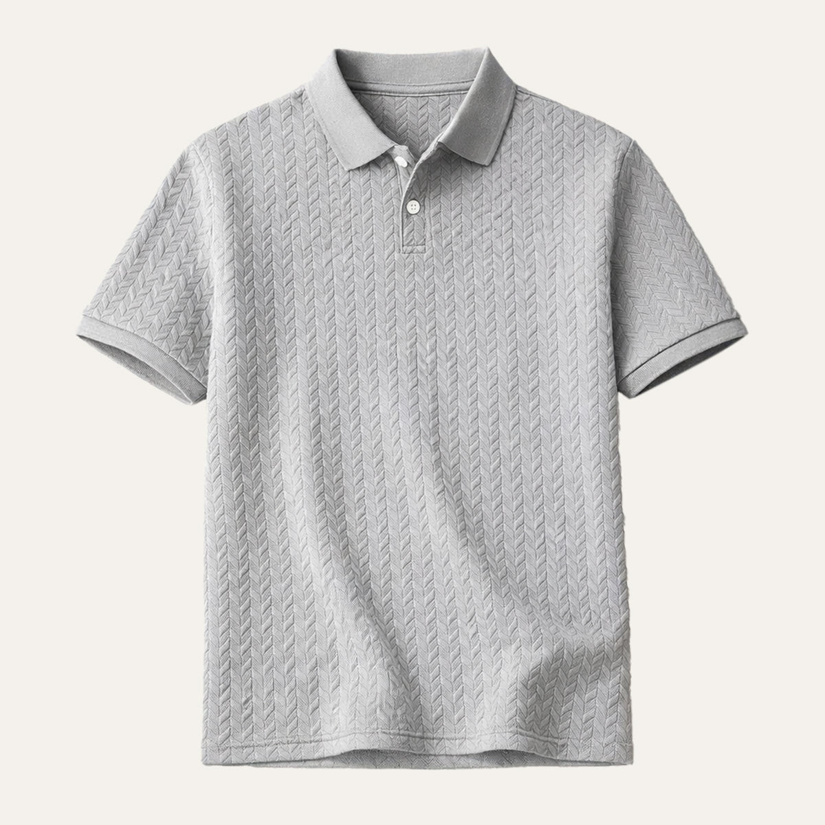 Lightweight Breathable Textured Golf Polos for Men - Relaxed Fit Summer Polo Shirt 6