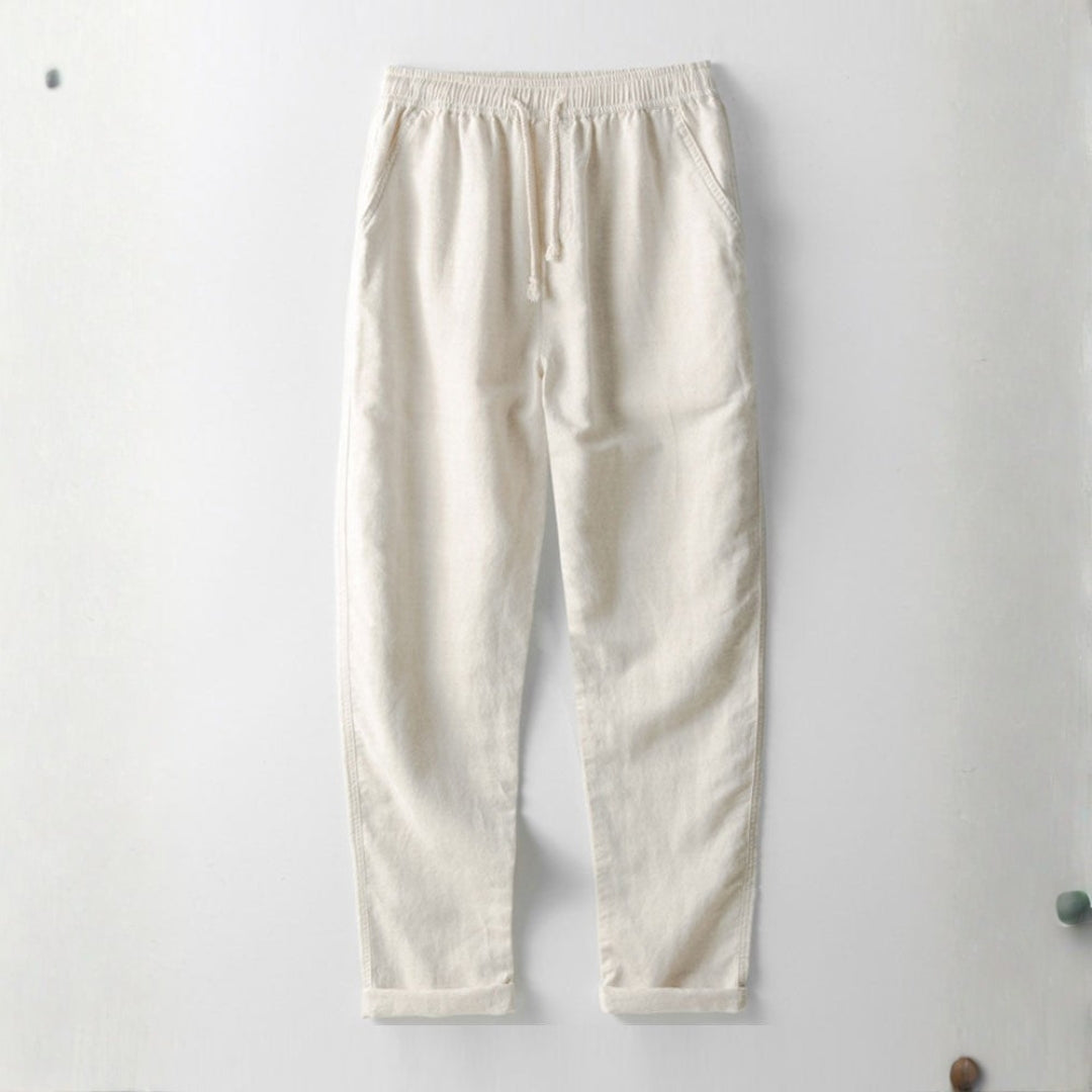 Men's Casual Linen Shirt and Pants Set – Stylish, Comfortable Outfit for Warm Weather