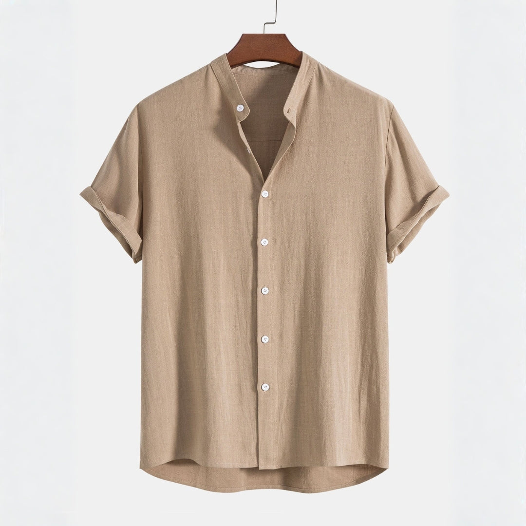 Men's Casual Linen Shirt and Pants Set – Stylish, Comfortable Outfit for Warm Weather