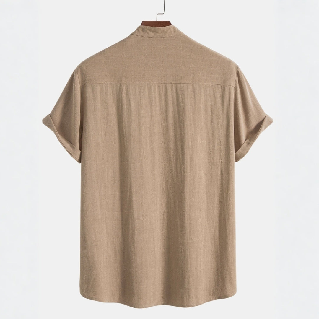 Men's Casual Linen Shirt and Pants Set – Stylish, Comfortable Outfit for Warm Weather