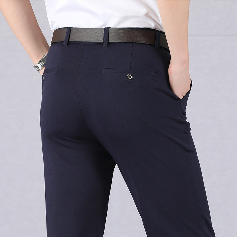 Men’s Comfortable Stretch Trousers with Flexible Fit and Breathable Fabric