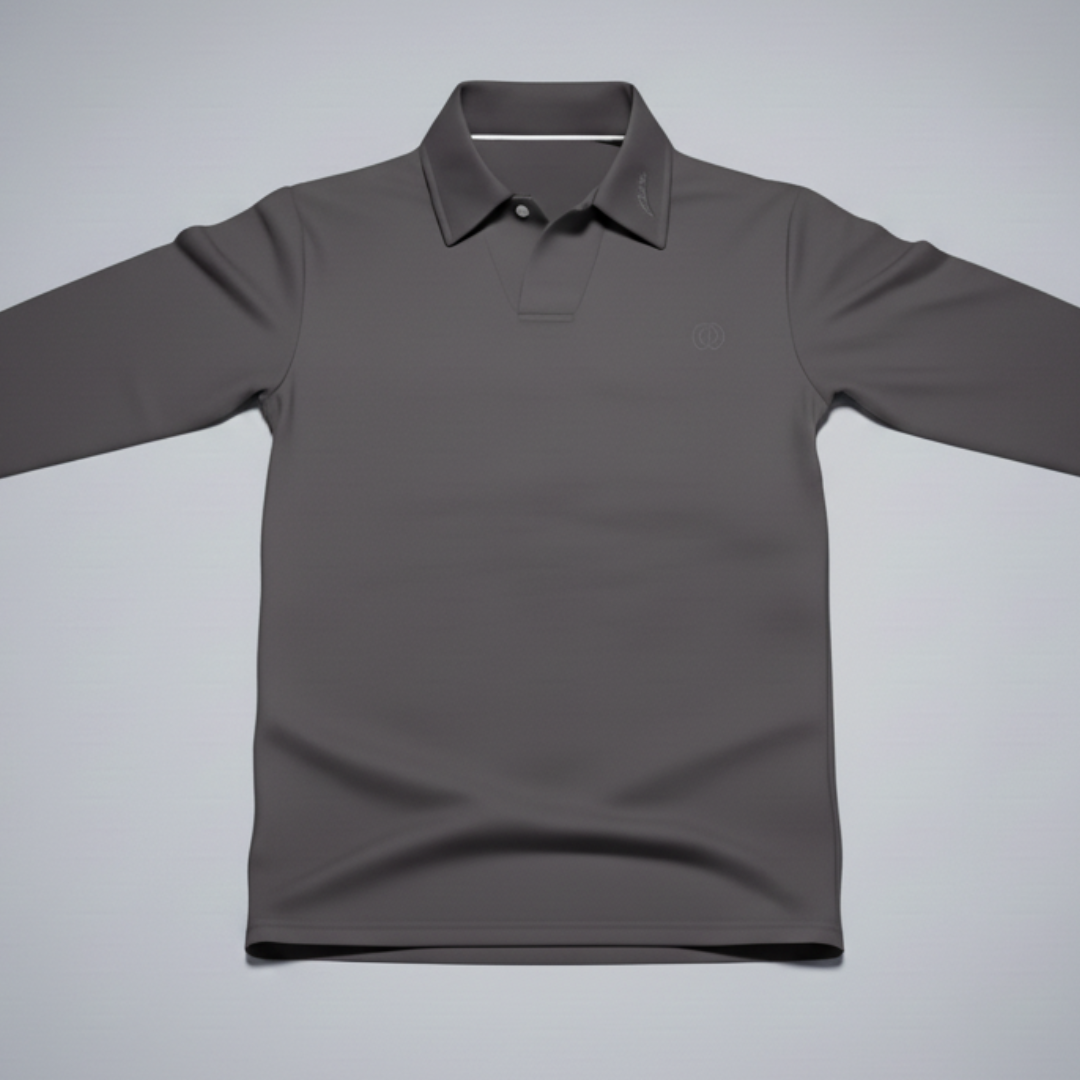 Men’s Long Sleeve Smart Casual Polo Shirt