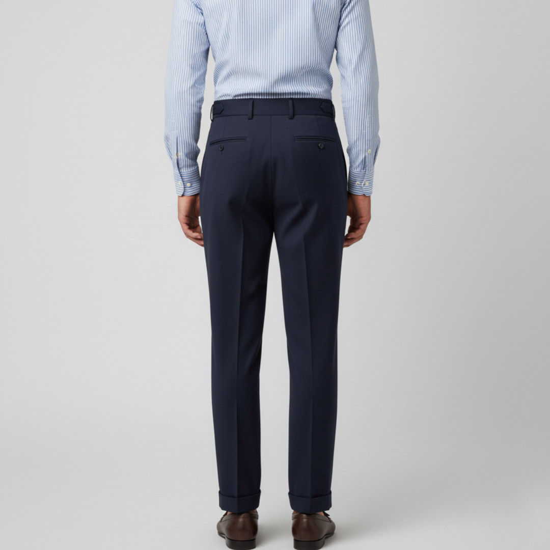 Men’s Old Money Gurkha Trousers with Tapered Fit