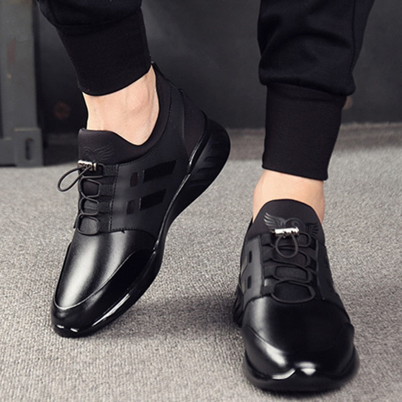 Men's Premium Orthopedic Leather Shoes – Non-Slip Summer Arch Support in Breathable Leather