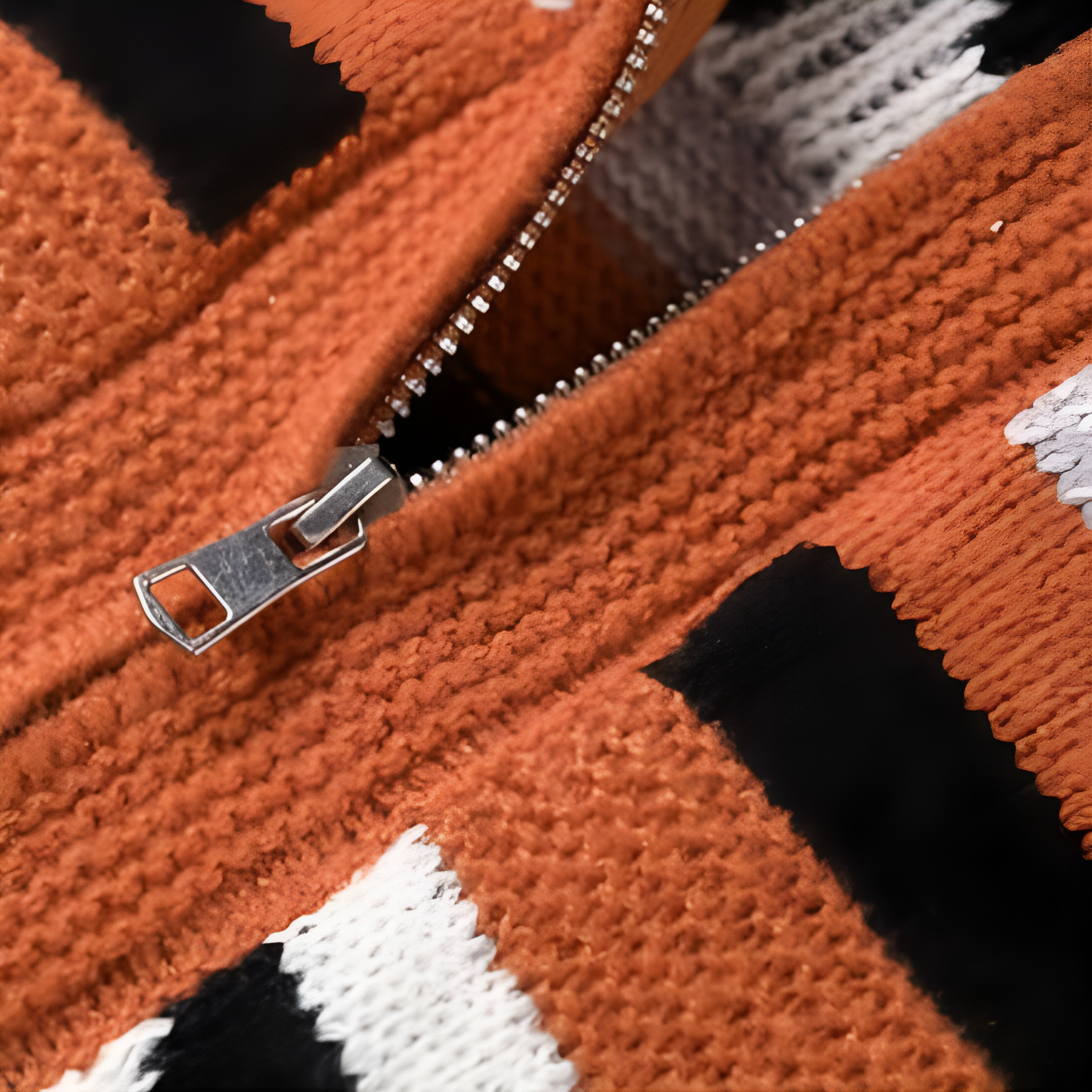 Men’s Relaxed Fit Knit Zip Sweater