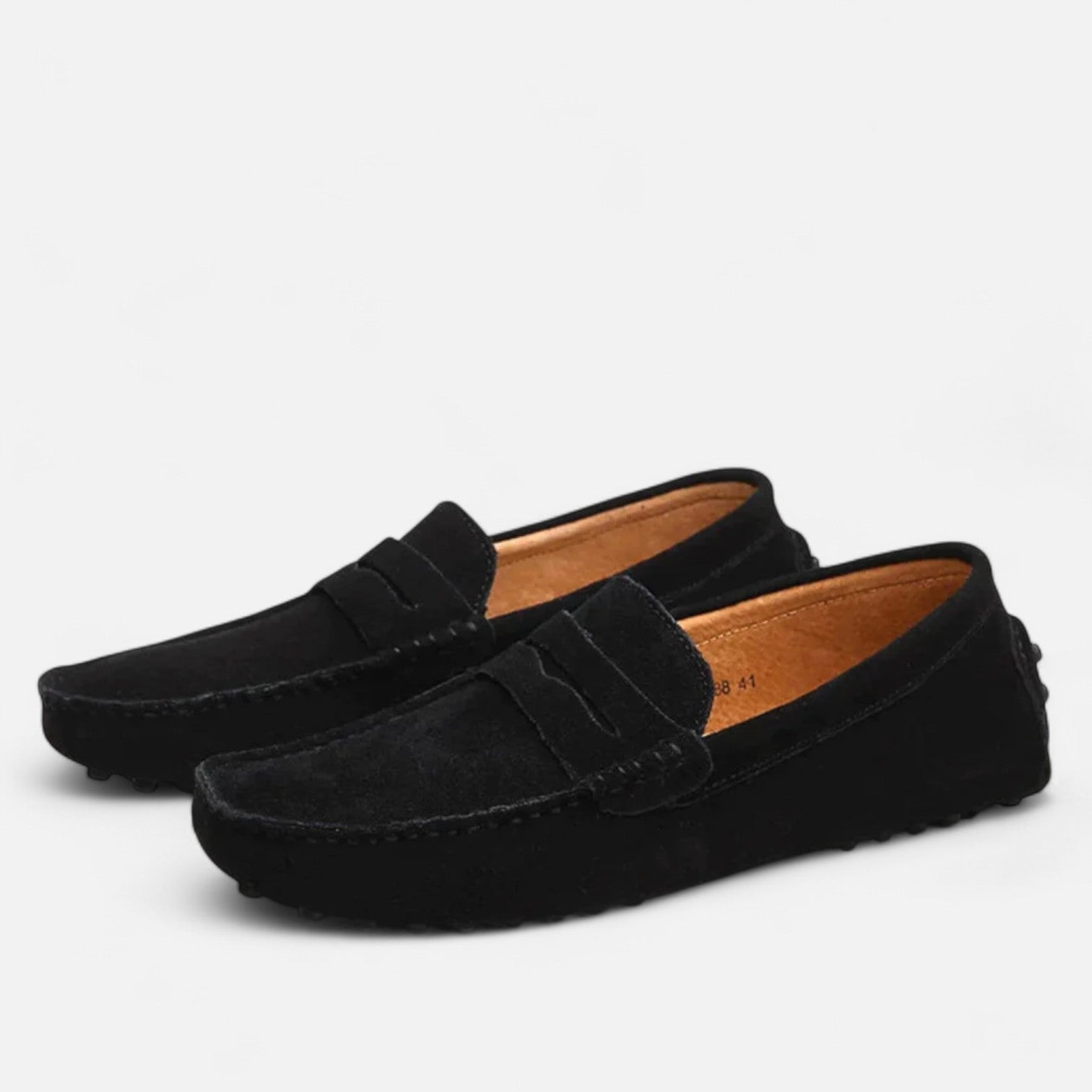 Men’s Classic Brown Loafers – Elegant Slip-On Design with Genuine Leather Comfort 0