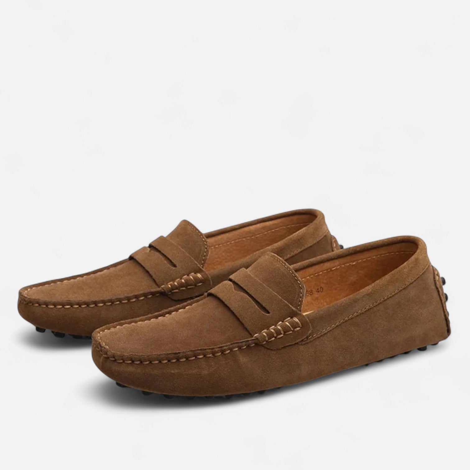 Men’s Classic Brown Loafers – Elegant Slip-On Design with Genuine Leather Comfort 5