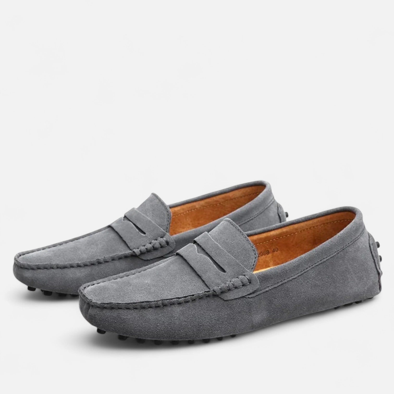 Men’s Classic Brown Loafers – Elegant Slip-On Design with Genuine Leather Comfort 8