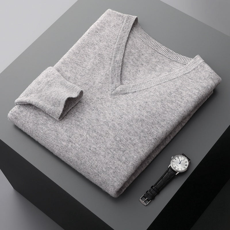 Men’s Classic Cashmere Sweater with Traditional Fit and Soft Texture 3