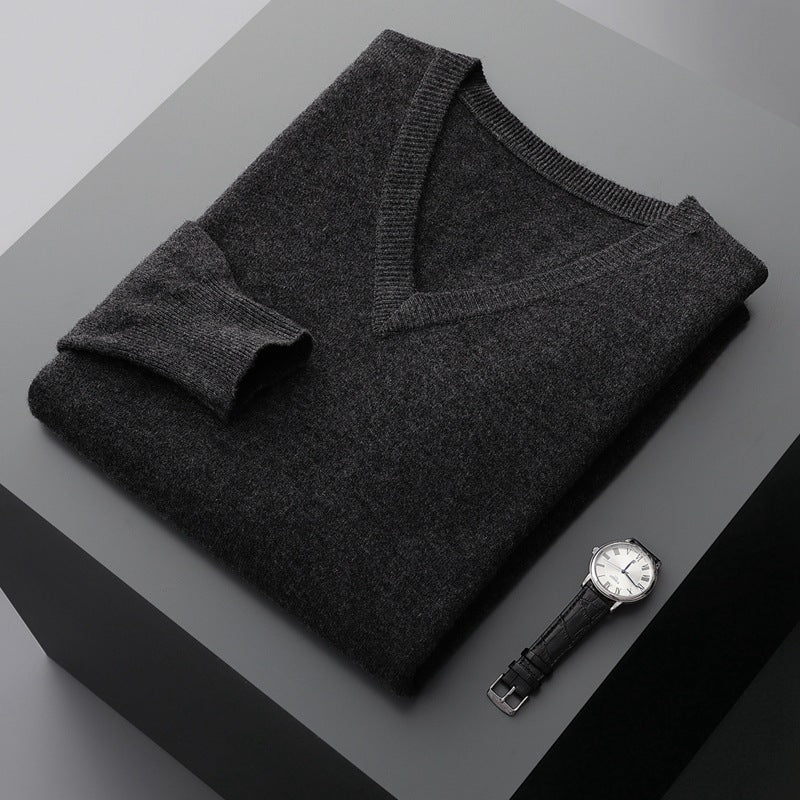 Men’s Classic Cashmere Sweater with Traditional Fit and Soft Texture 6