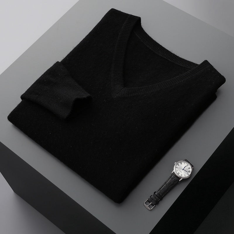 Men’s Classic Cashmere Sweater with Traditional Fit and Soft Texture 7