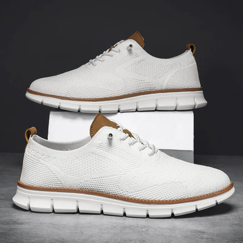 Men's Lightweight Knit Sneakers with Breathable Upper and Flexible Sole 0