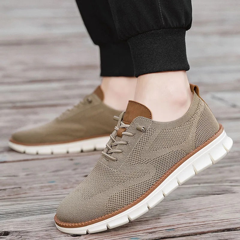 Men's Lightweight Knit Sneakers with Breathable Upper and Flexible Sole 1