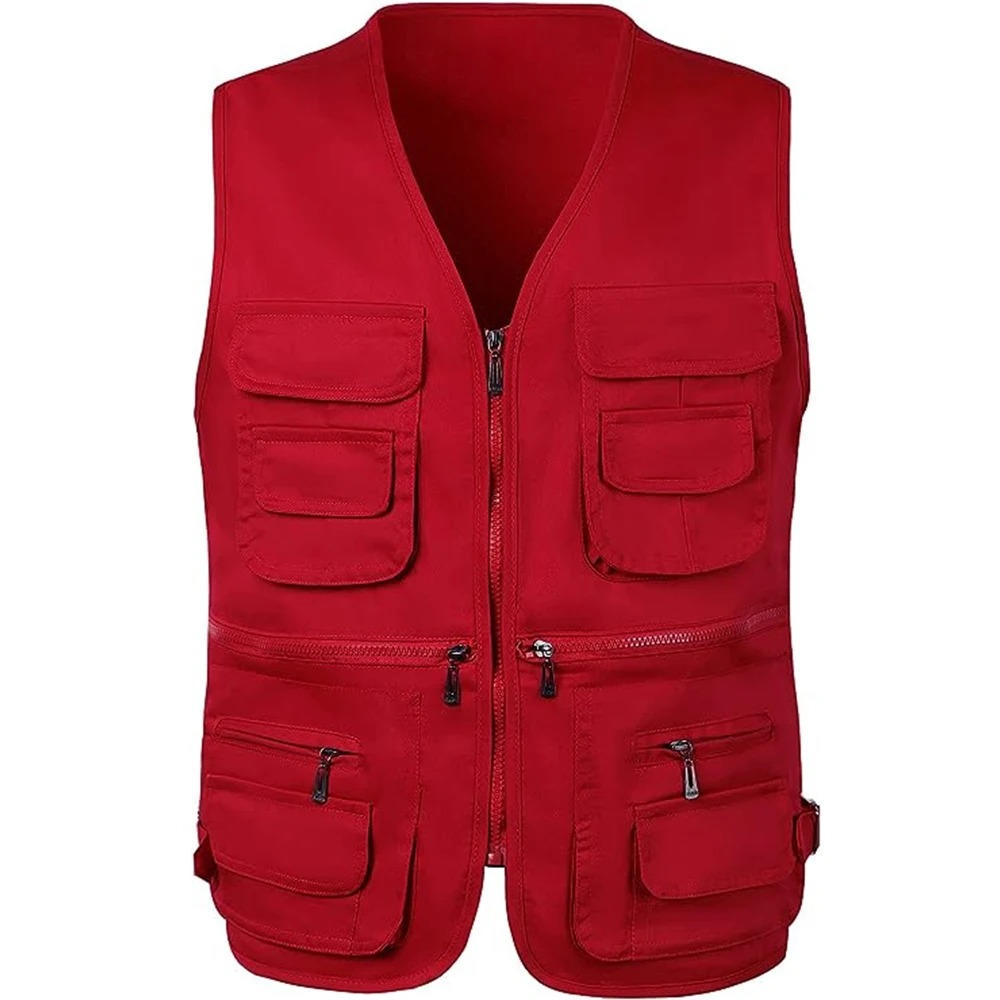 Men’s Lightweight Multi Pocket Hiking Vest with Breathable Mesh and Quick Access Design 5