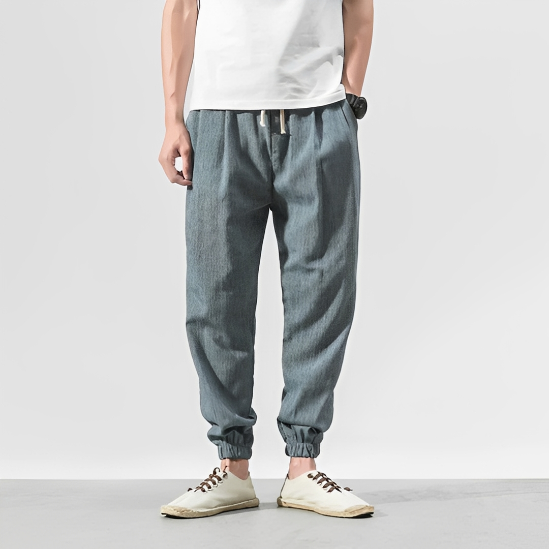 Men’s Summer Casual Pants with Breathable Fabric and Relaxed Fit 3