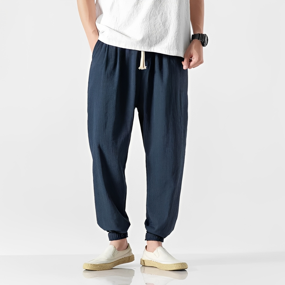Men’s Summer Casual Pants with Breathable Fabric and Relaxed Fit 5