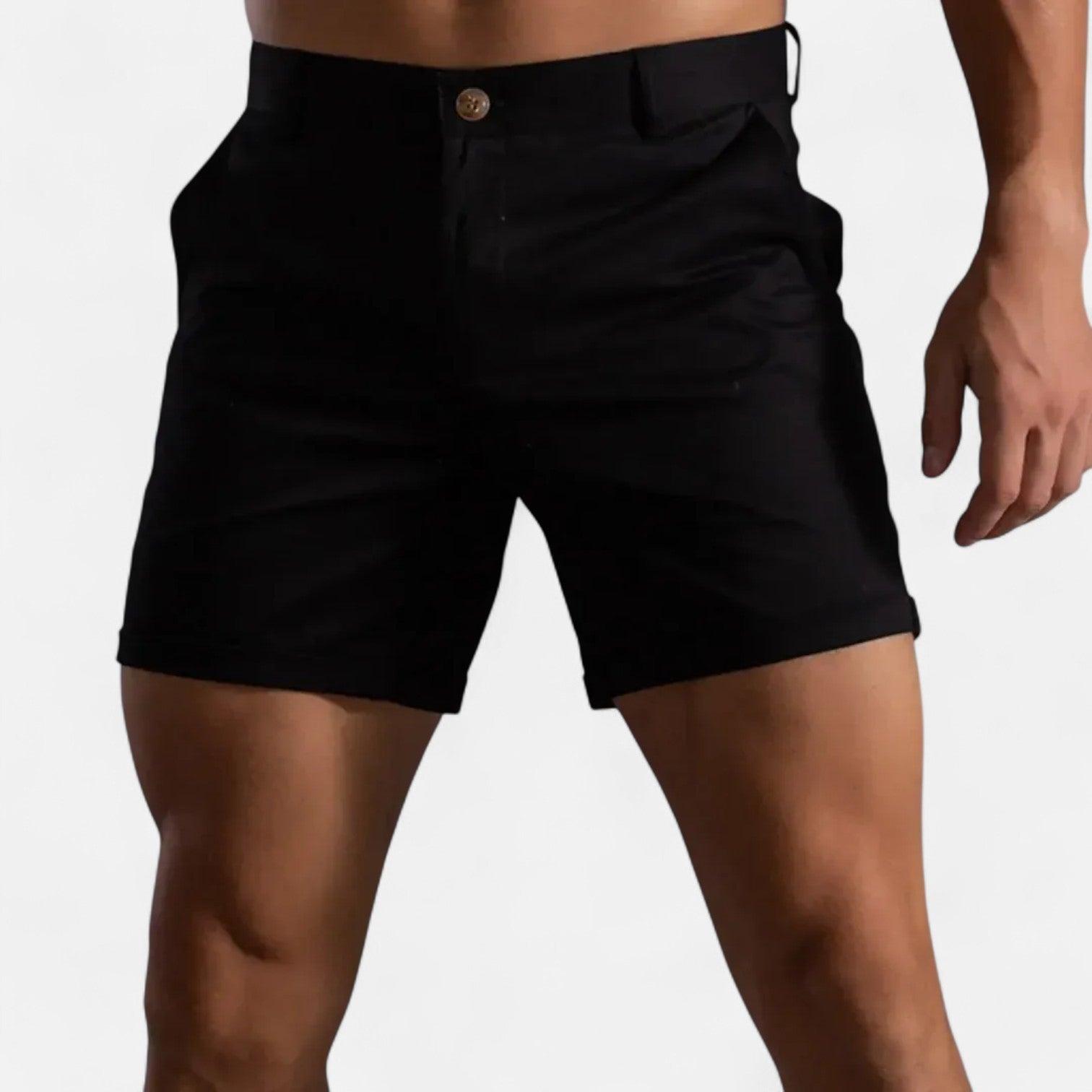 Men’s Summer Chino Shorts with Tailored Fit and Classic Style 2