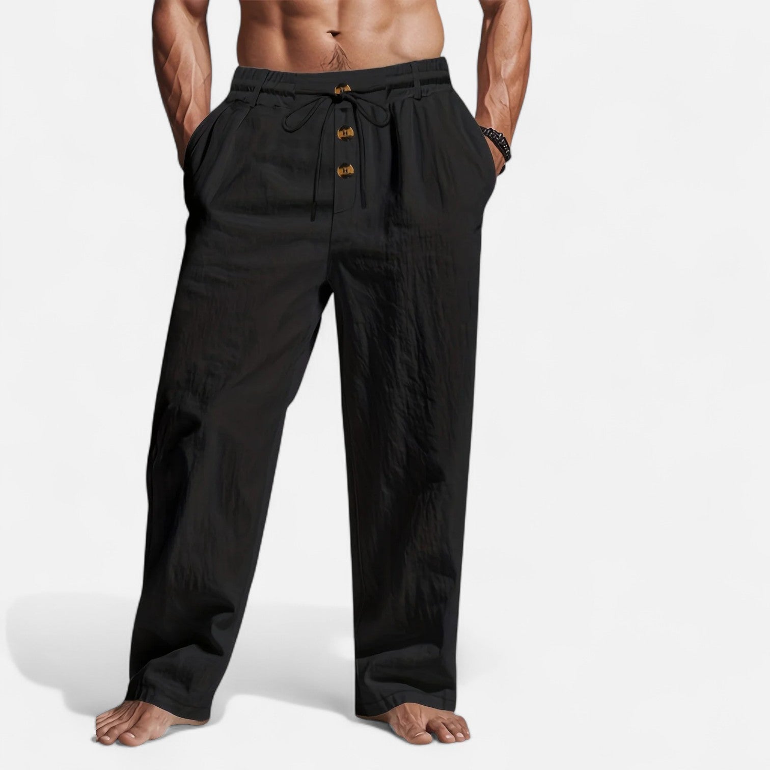 Men’s Summer Linen Trousers – Breathable, Comfortable, and Casual Style 3