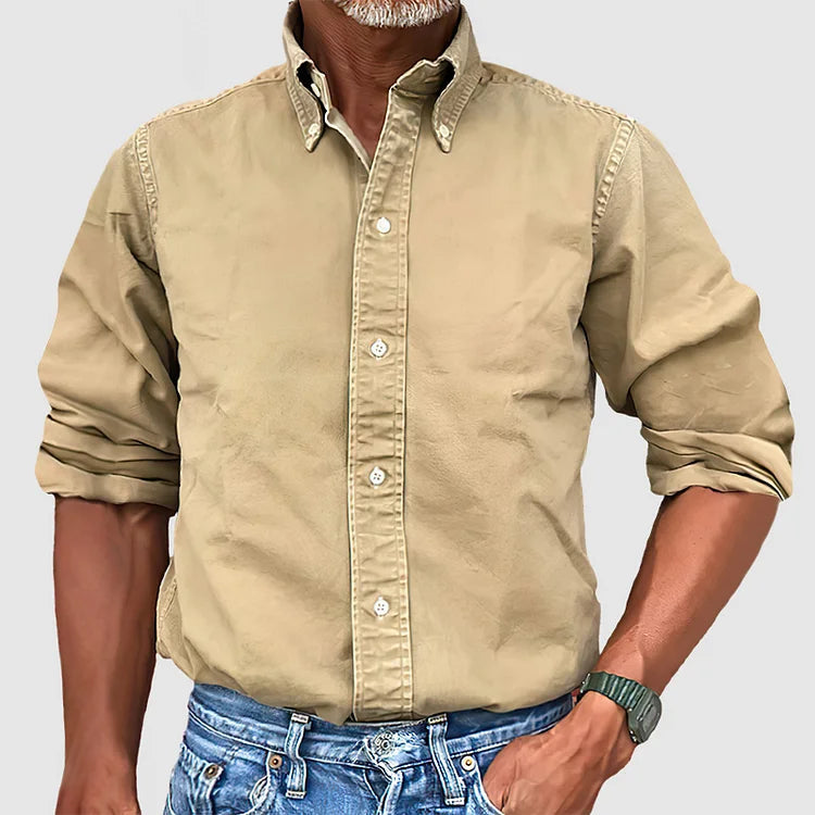 Slim Fit Oxford Shirt – Button-Down Collar Classic Style