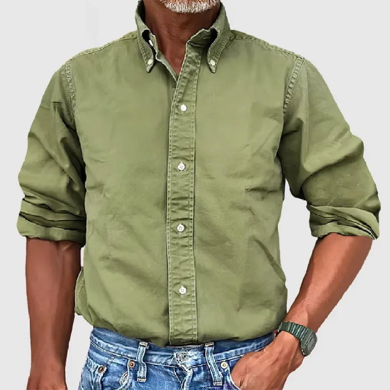 Slim Fit Oxford Shirt – Button-Down Collar Classic Style