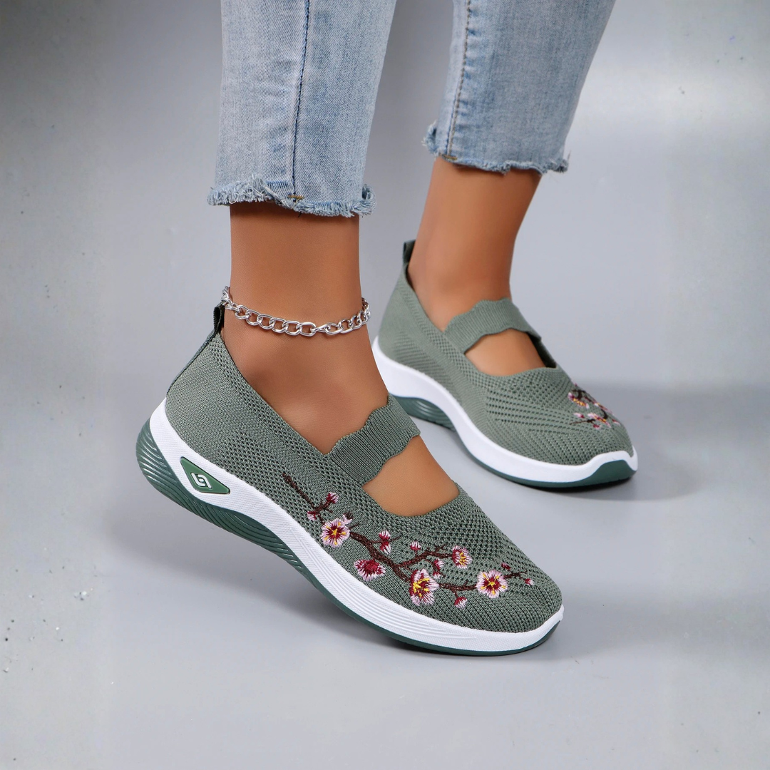 Summer Orthopedic Arch Support Sneakers – Women’s Breathable Mesh Casual Sports Design