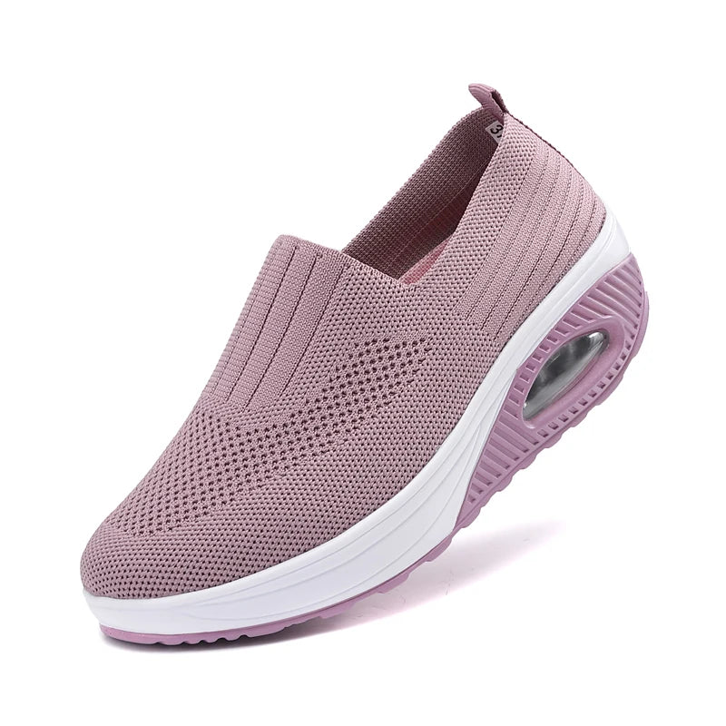 Summer Orthopedic Foot Pain Sneakers – Women’s Breathable Non-Slip Walking Shoes
