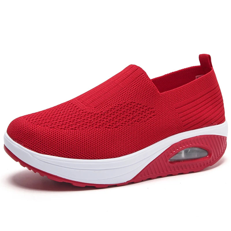 Summer Orthopedic Foot Pain Sneakers – Women’s Breathable Non-Slip Walking Shoes