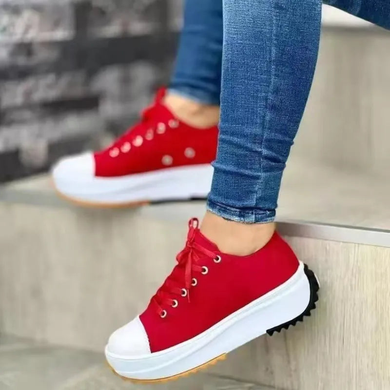 Women's Orthopedic Sneakers – Arch Support Summer Platform Canvas