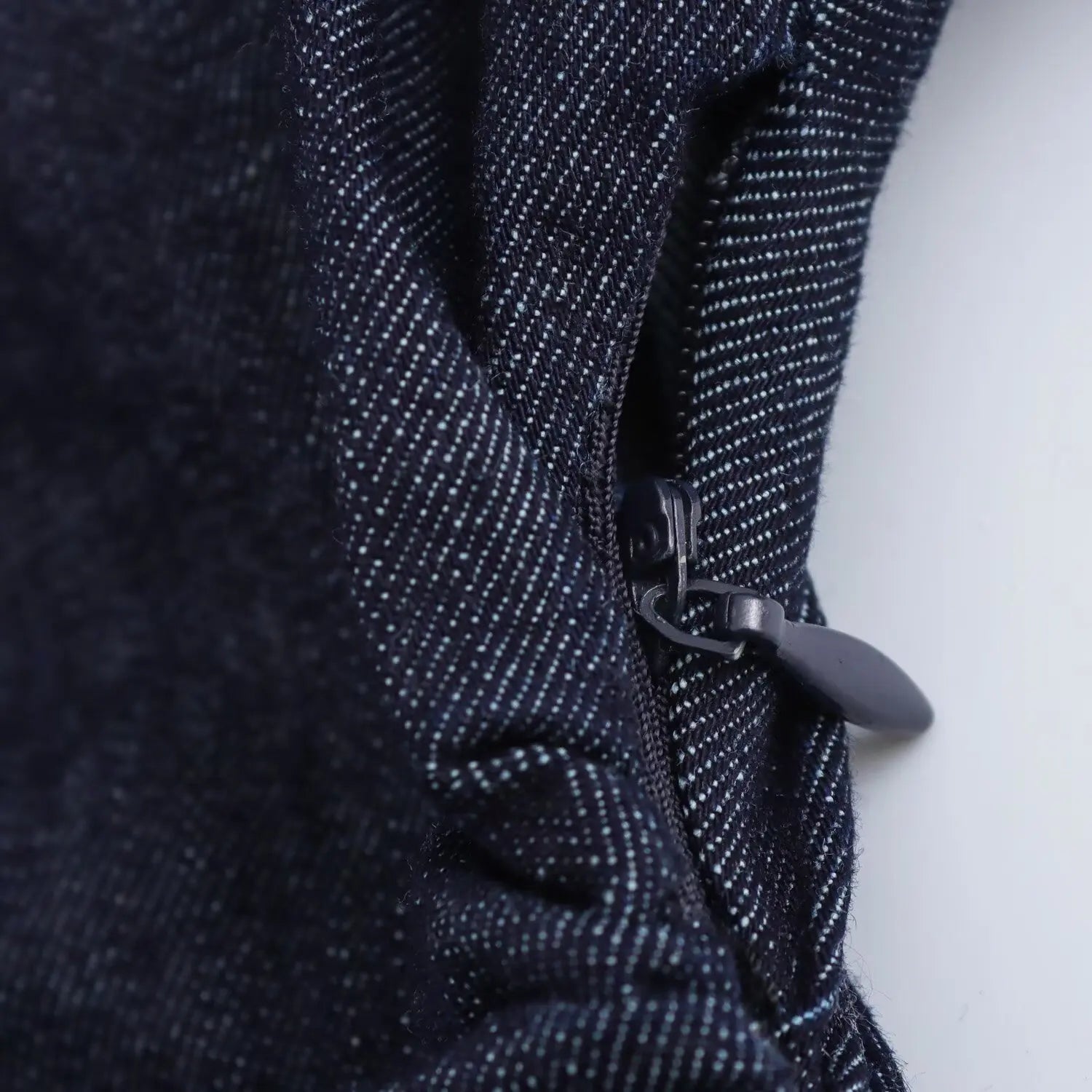 Womens Spring Denim Dress with Stylish Lapel and Side Zipper