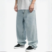 Baggy Boy Jeans for Urban Adventures – Comfortable, Durable Cotton Fit