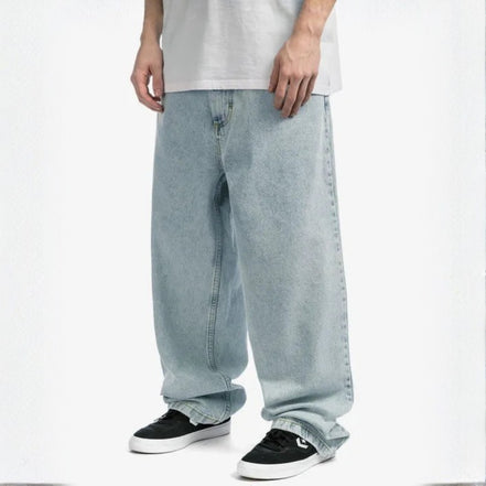 Baggy Boy Jeans for Urban Adventures – Comfortable, Durable Cotton Fit