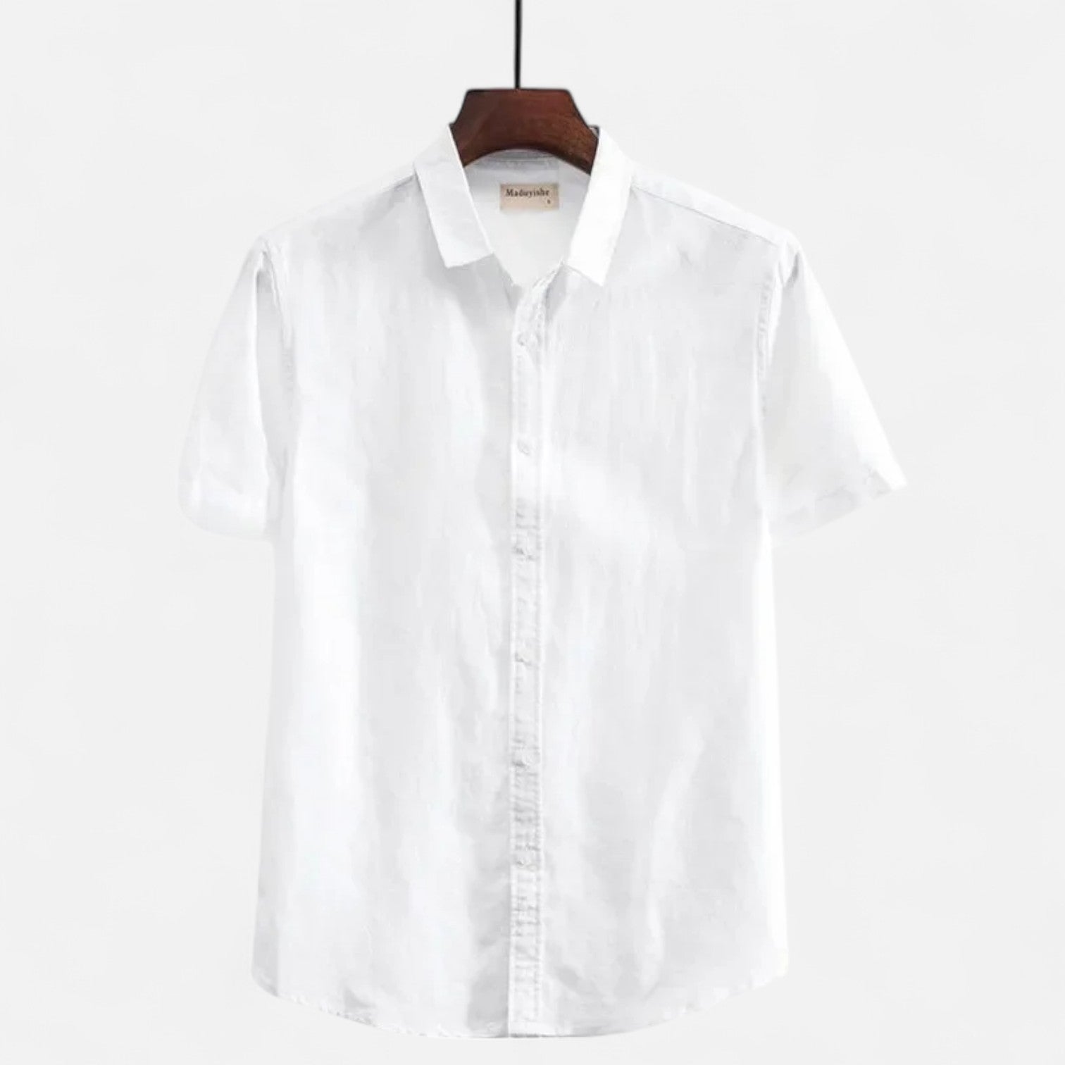 Classic Lightweight Relaxed Linen Men's Shirt for Summer 4