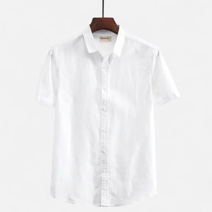 Classic Lightweight Relaxed Linen Men's Shirt for Summer 4