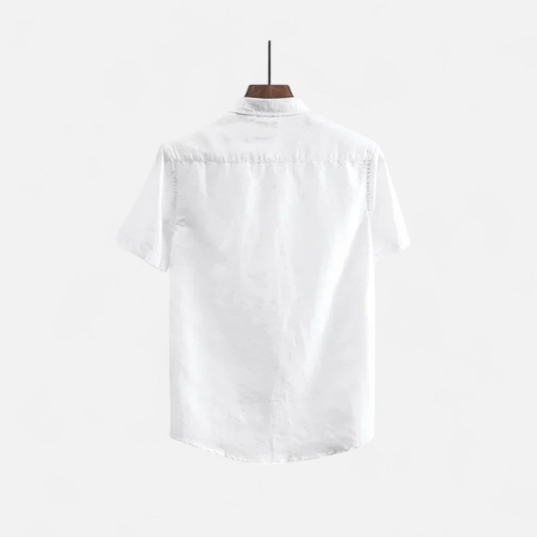 Classic Lightweight Relaxed Linen Men's Shirt for Summer 5