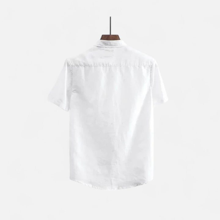 Classic Lightweight Relaxed Linen Men's Shirt for Summer 5