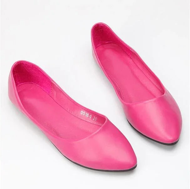 Elegant Women’s Ballerinas – Minimalist Design with Pointed Toe and Non-Slip Sole 2
