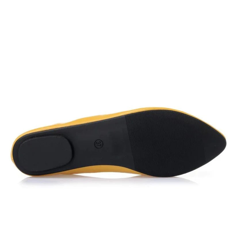 Elegant Women’s Ballerinas – Minimalist Design with Pointed Toe and Non-Slip Sole 8