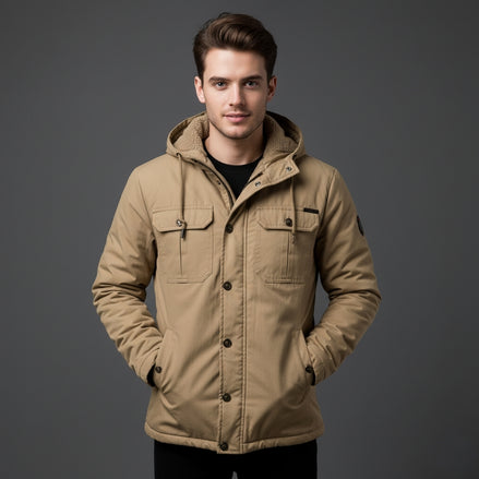 John Henry | Hooded Velvet Jacket