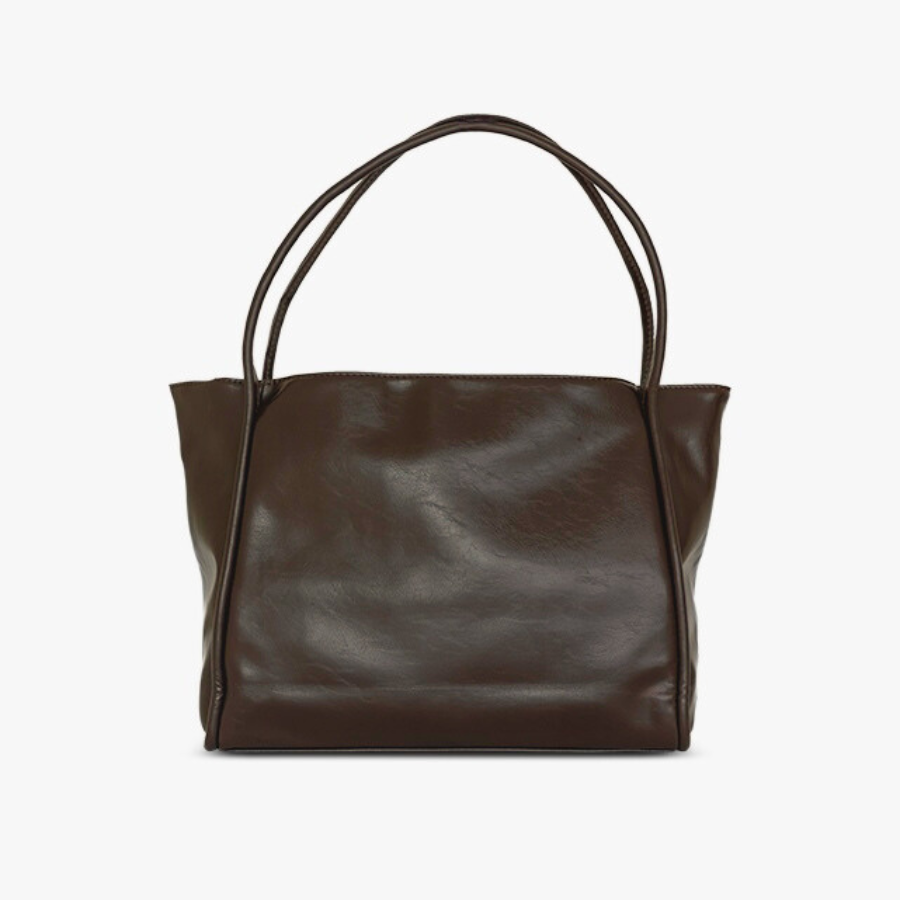 Large Soft Tote Shoulder Bag with Double Straps for Everyday Use