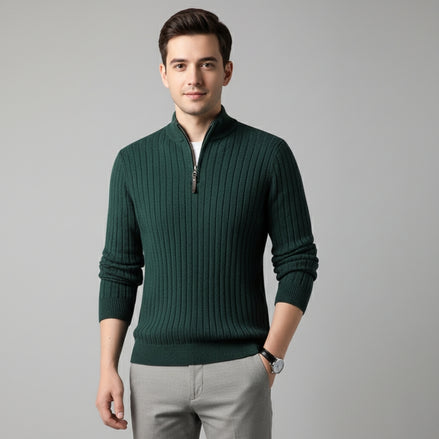 Loki | Quarter-Zip Turtleneck Sweater