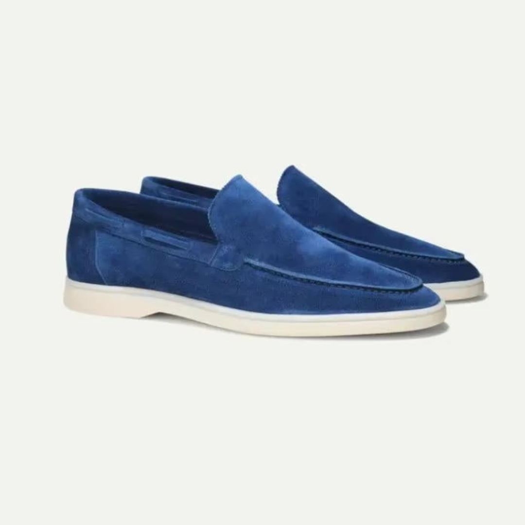 Men’s Brown Suede Loafers – Slip-On Design with Comfort Fit