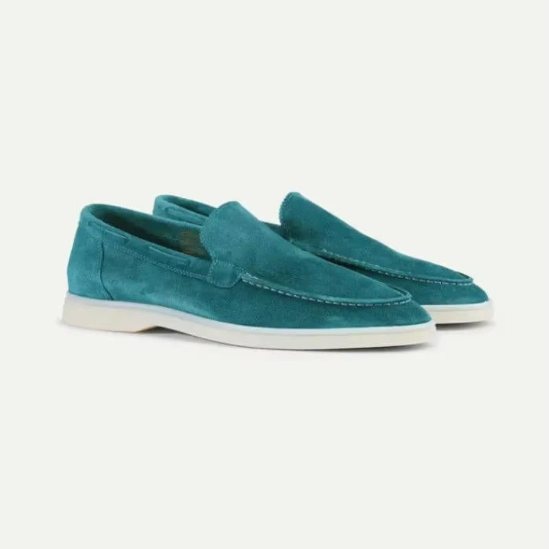 Men’s Brown Suede Loafers – Slip-On Design with Comfort Fit