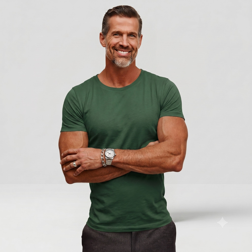Men's Casual Crew Neck T-Shirt – Soft, Breathable Fabric in Versatile Colors