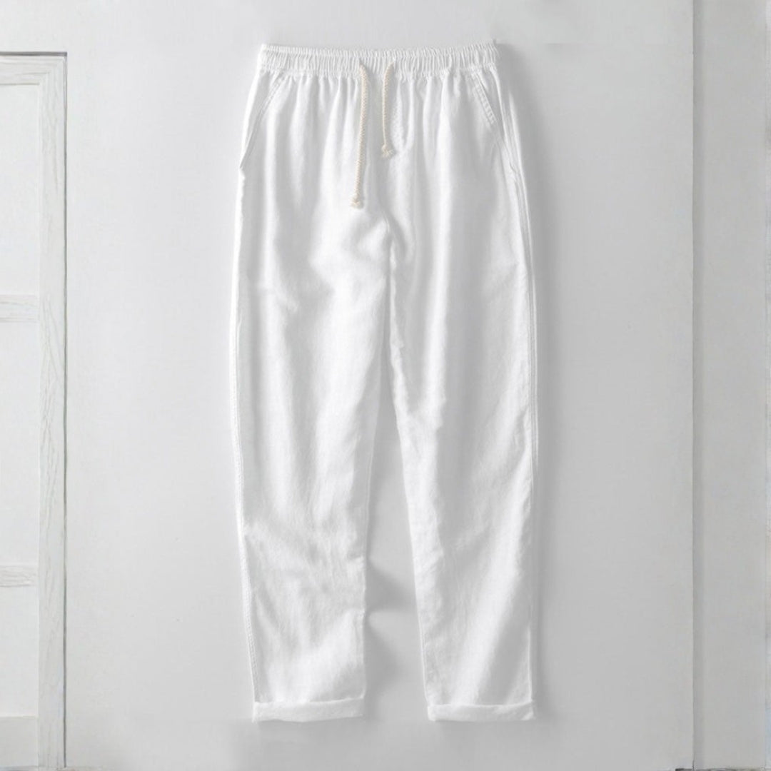 Men's Casual Linen Shirt and Pants Set – Stylish, Comfortable Outfit for Warm Weather