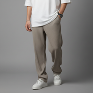 Men’s Casual Relaxed Fit Ribbed Pants