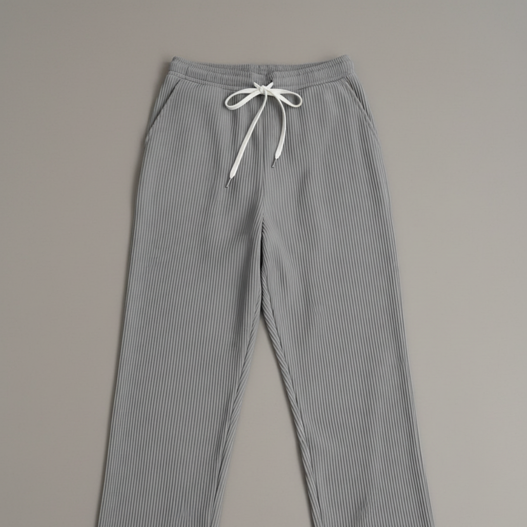 Men’s Casual Relaxed Fit Ribbed Pants