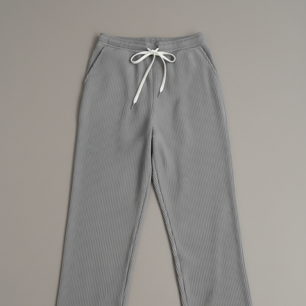 Men’s Casual Relaxed Fit Ribbed Pants